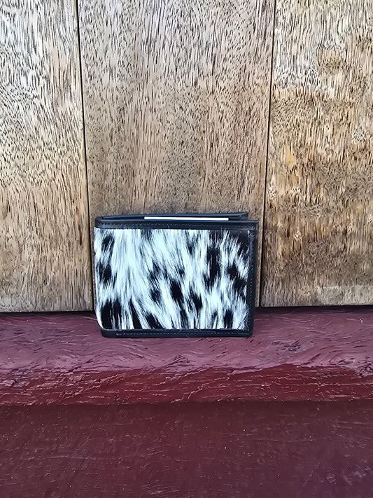 Hair on hide unisex square wallet #17