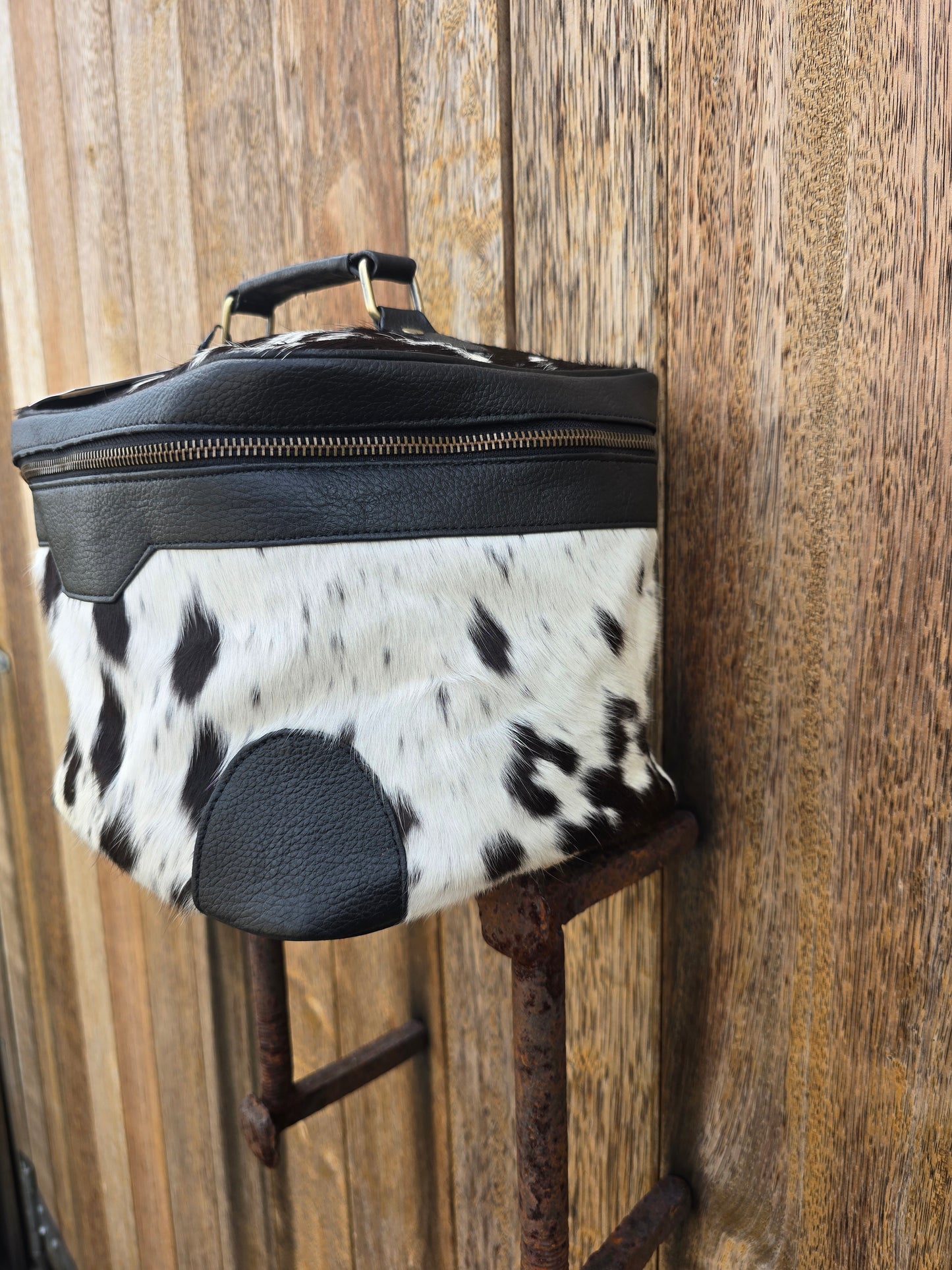 Cow hide beauty case #11