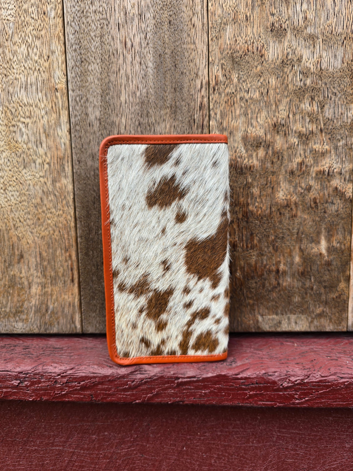 Hair on hide unisex slim wallet #16
