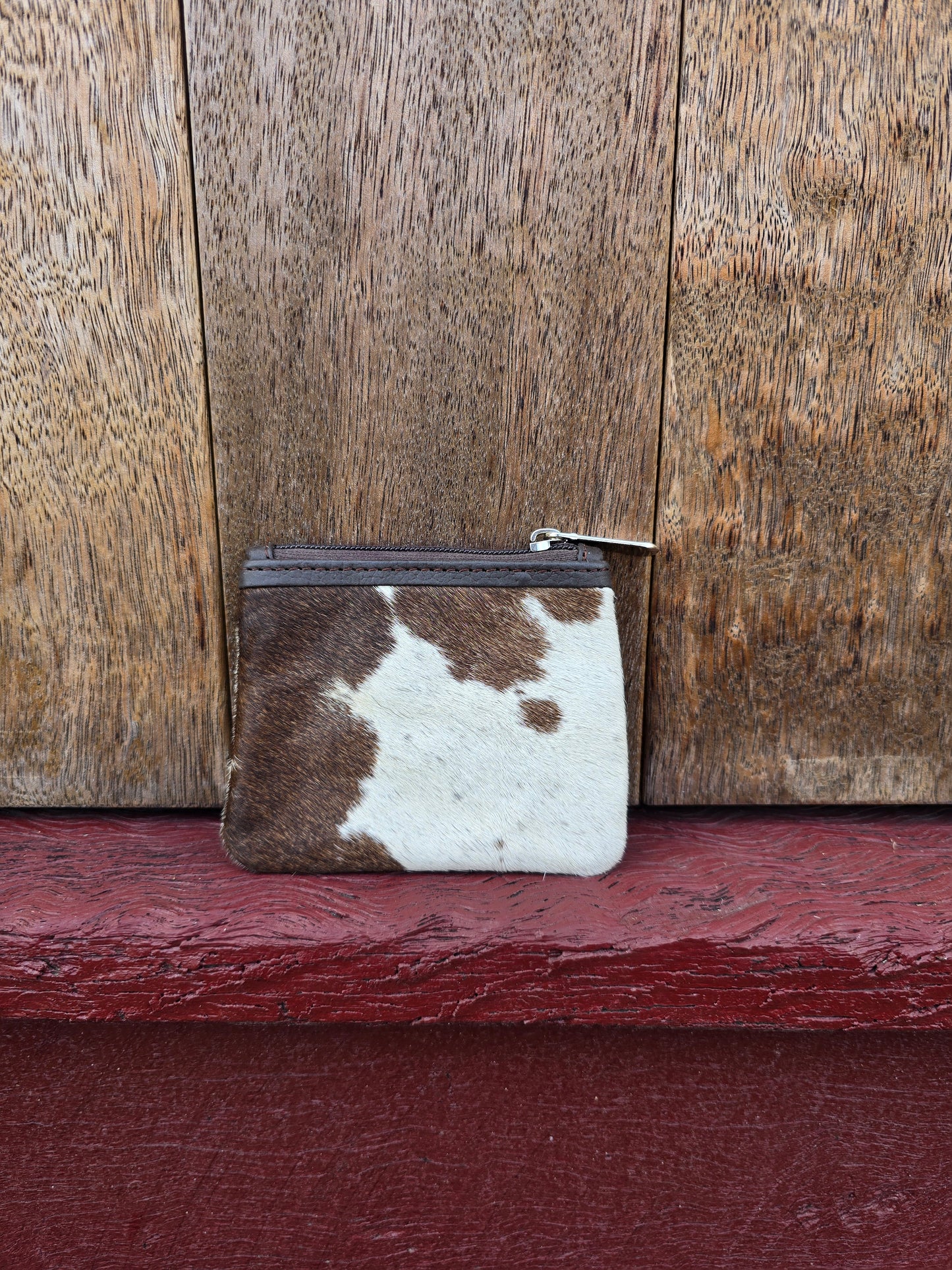 Hair on hide coin purse #26