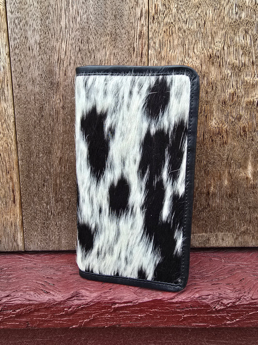 Hair on hide unisex slim wallet #06