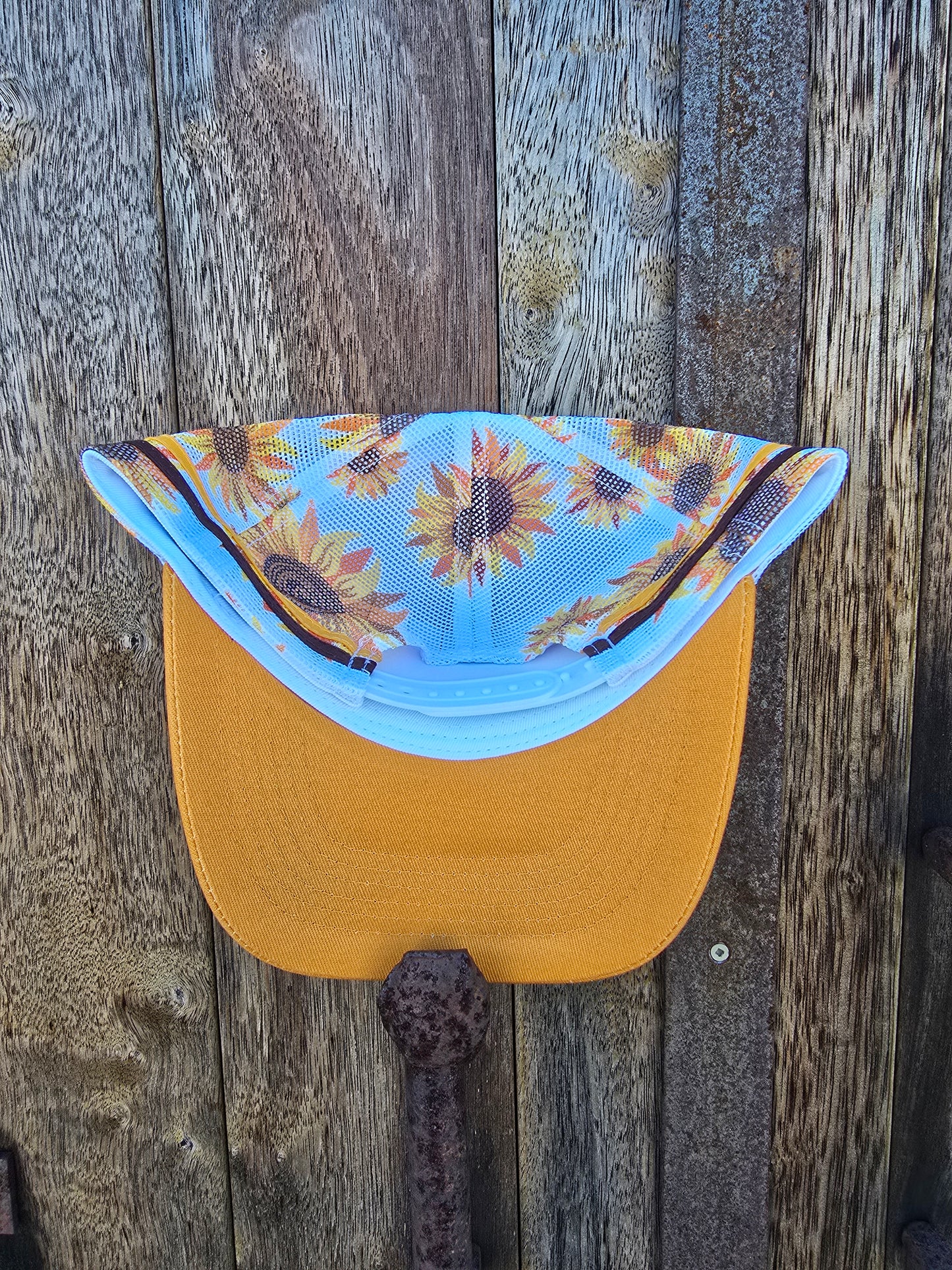 Mustard sunflower back