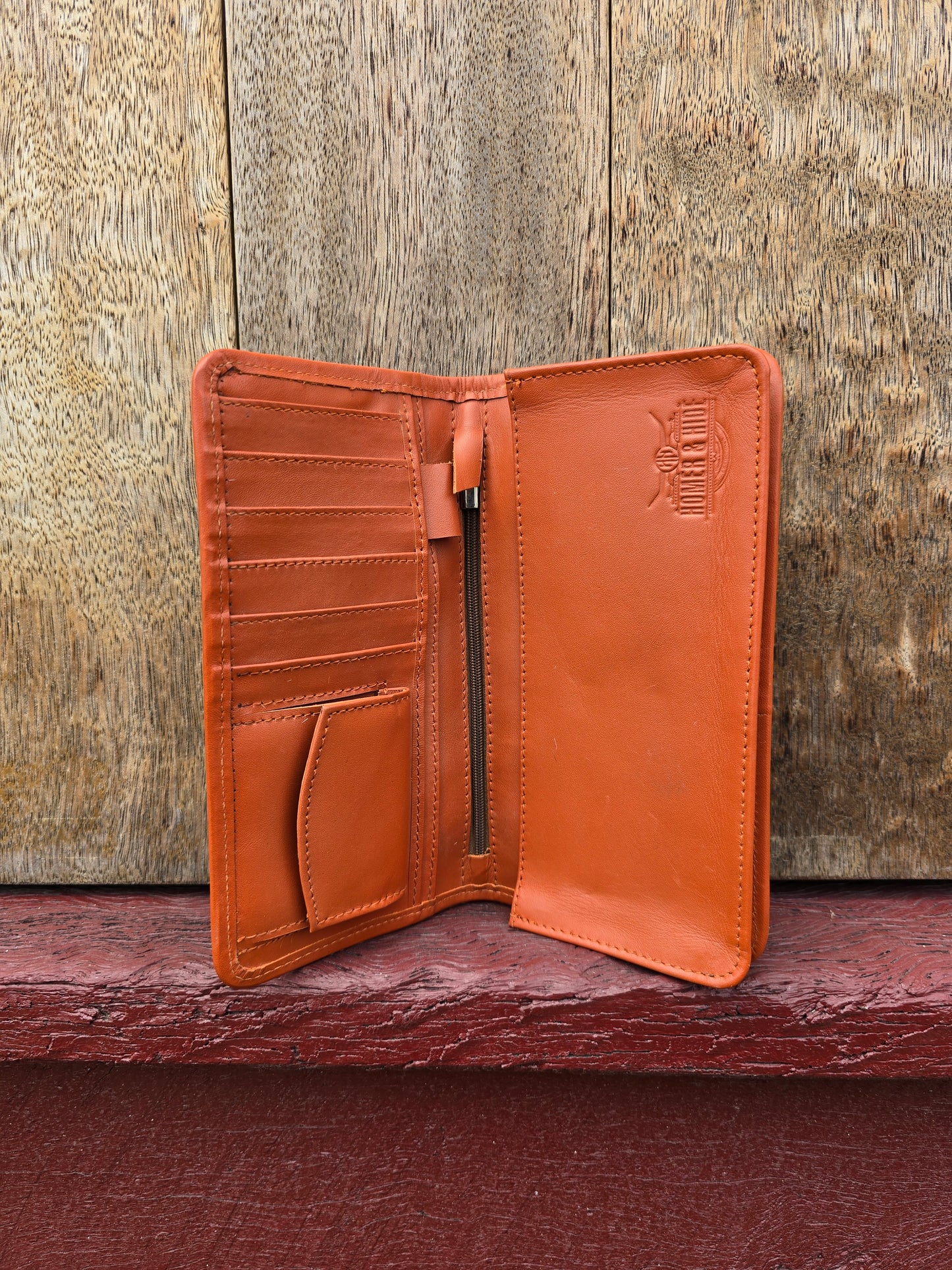 Hair on hide unisex slim wallet #14