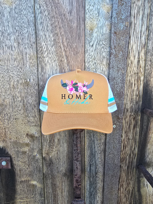 Rust blue/brown stripe