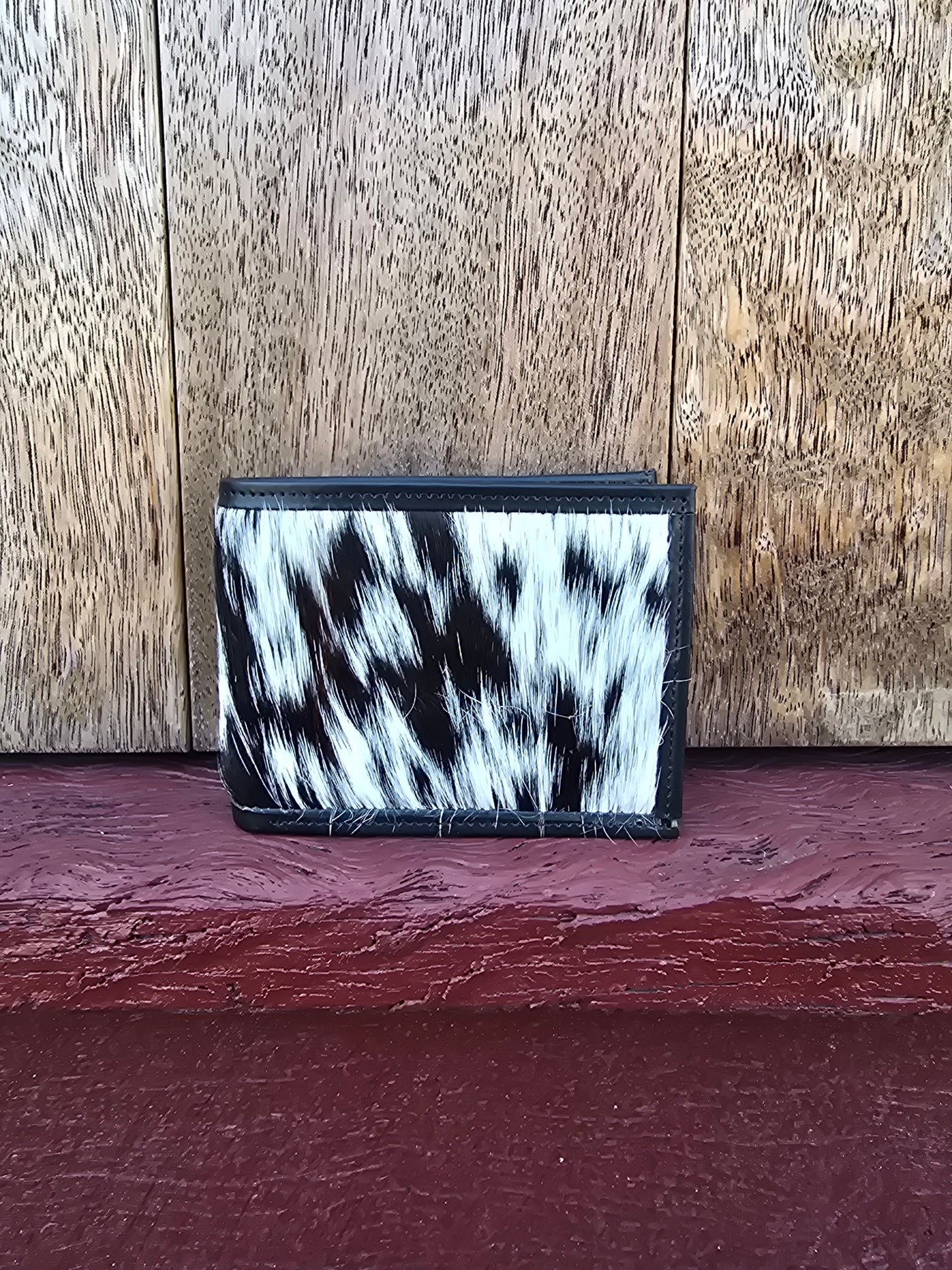 Hair on hide unisex square wallet #18
