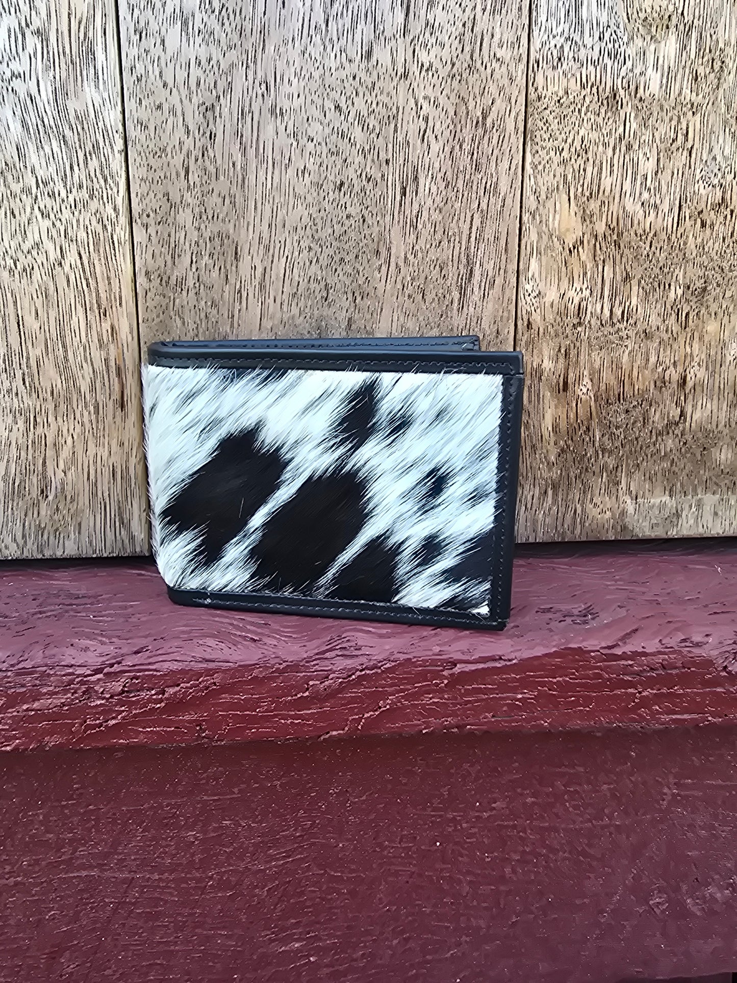 Hair on hide unisex square wallet #14