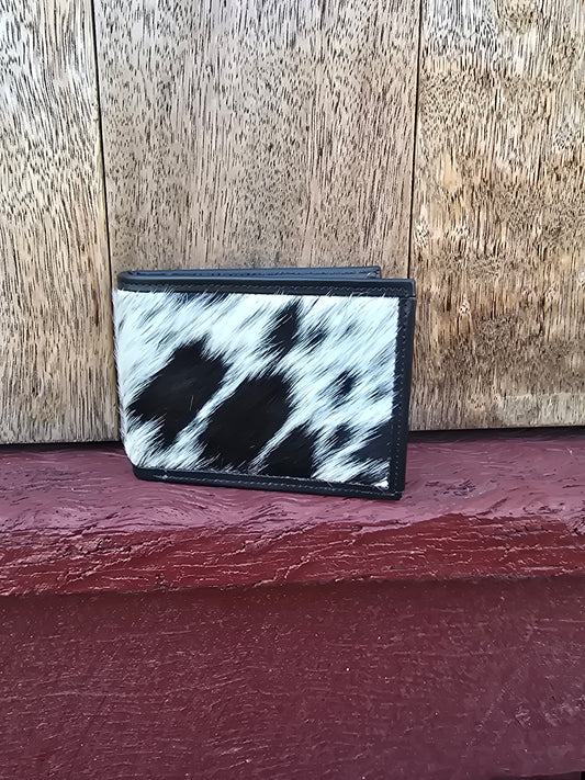 Hair on hide unisex square wallet #14