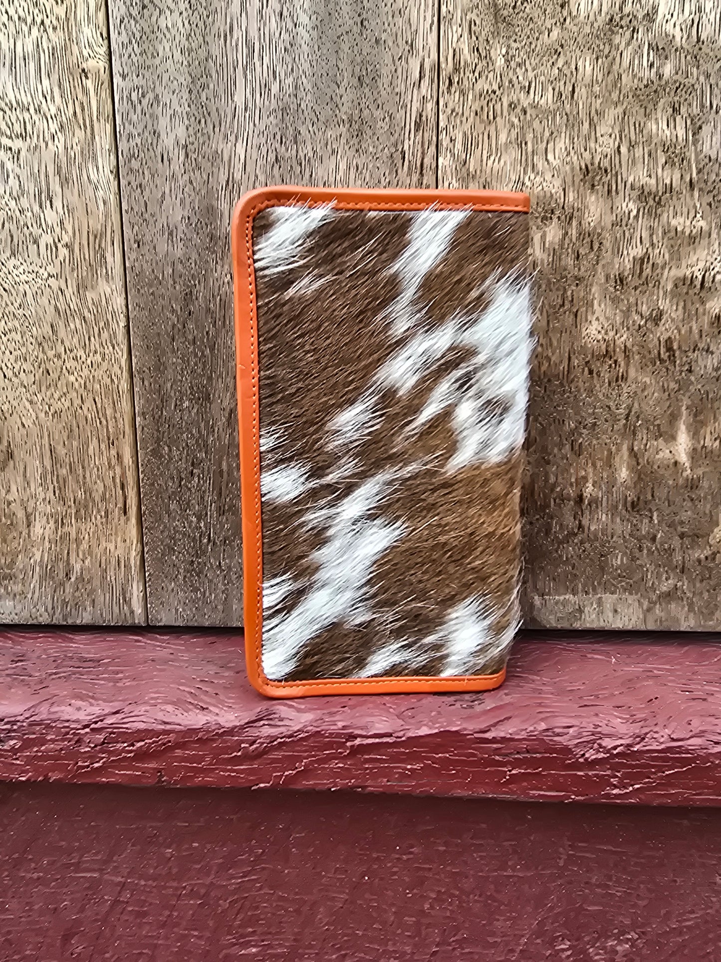Hair on hide unisex slim wallet #15