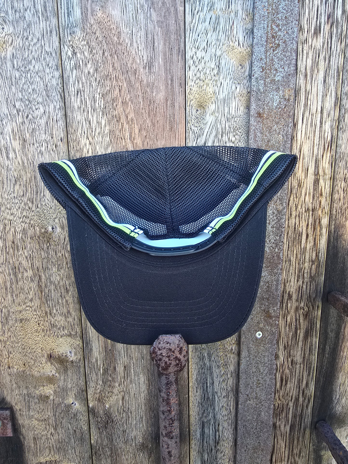 Black green/white stripe