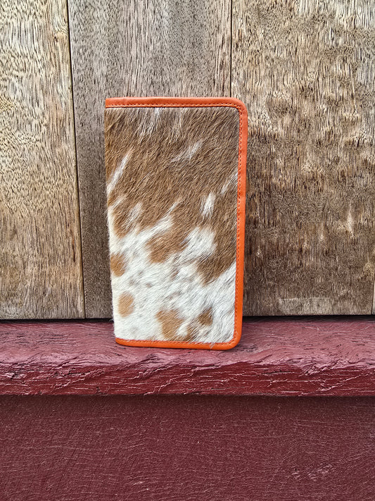Hair on hide unisex slim wallet #12