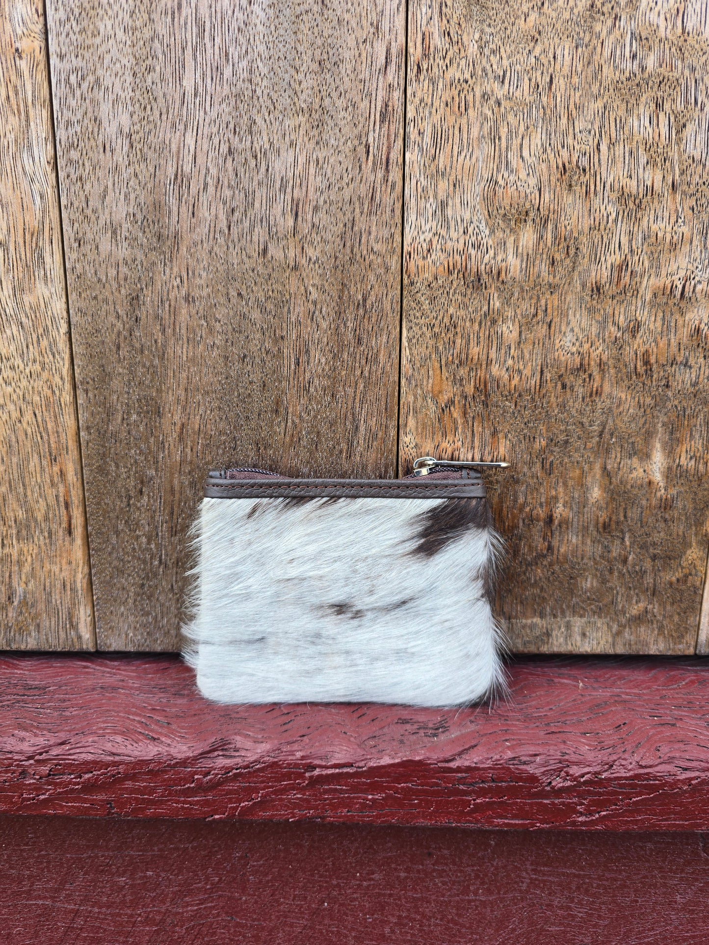 Hair on hide coin purse #19
