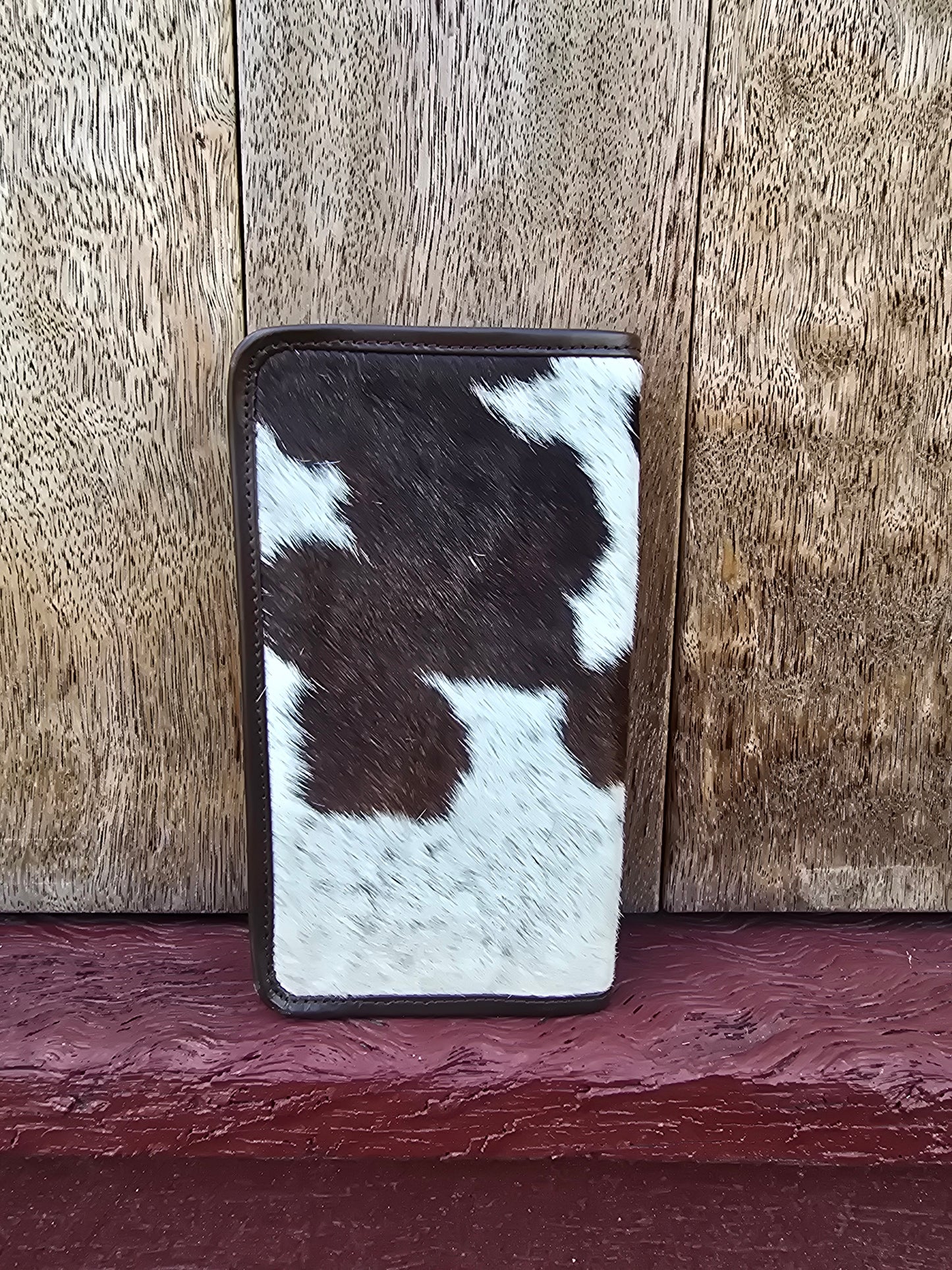 Hair on hide unisex slim wallet #05