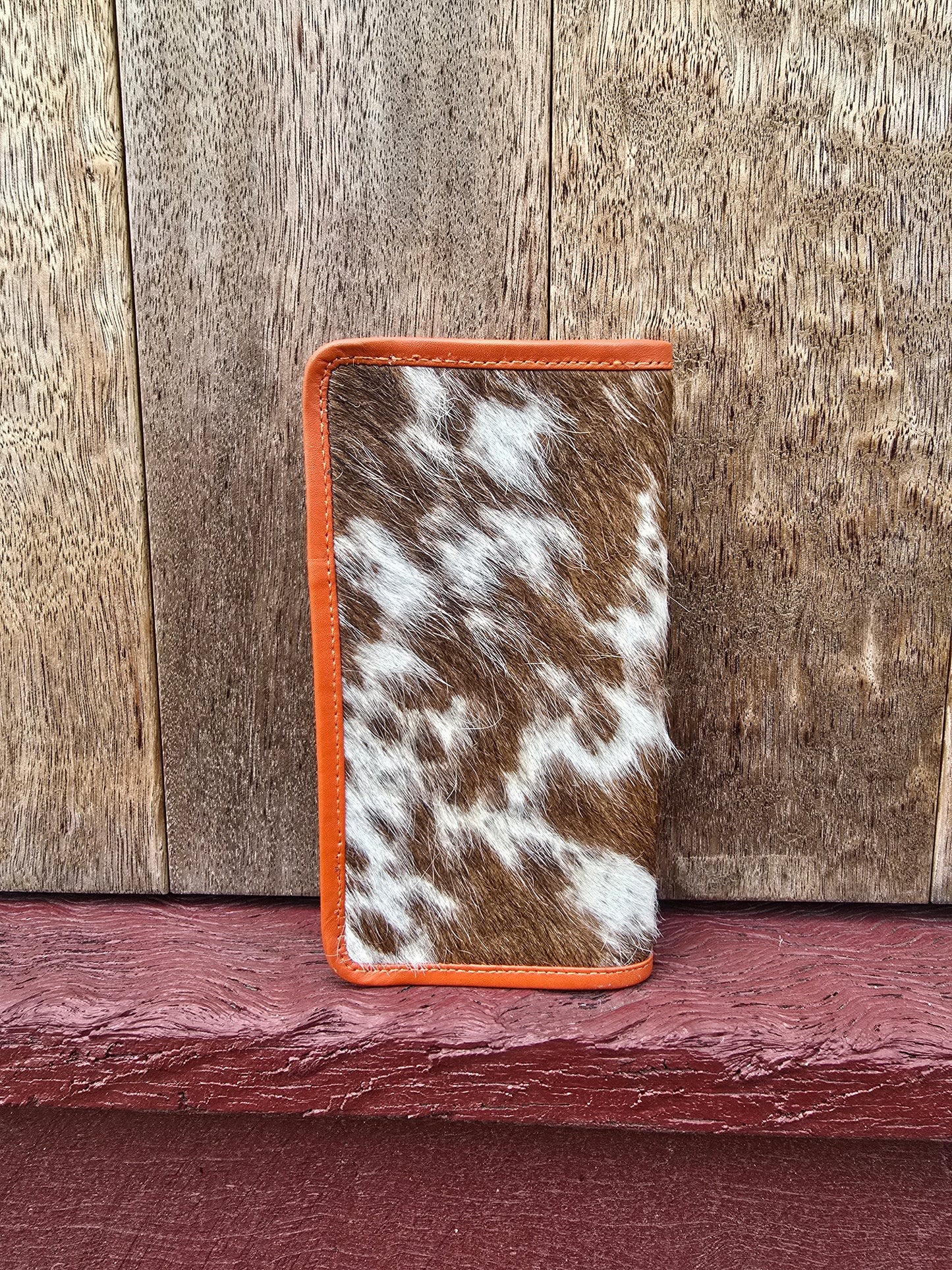 Hair on hide unisex slim wallet #13