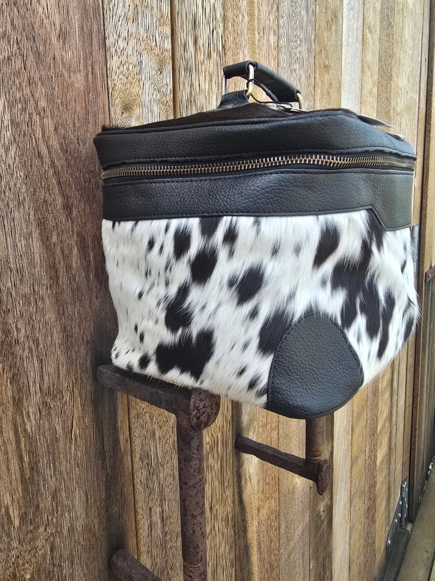 Cow hide beauty case #11