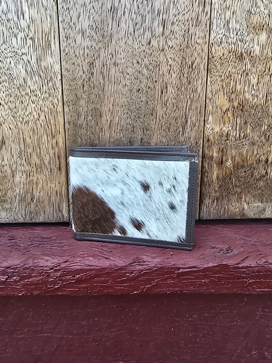 Hair on hide unisex square wallet #11