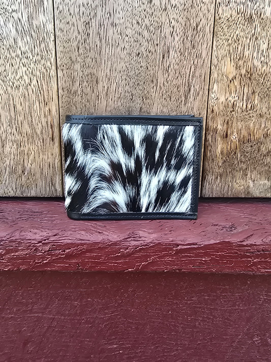 Hair on hide unisex square wallet #13