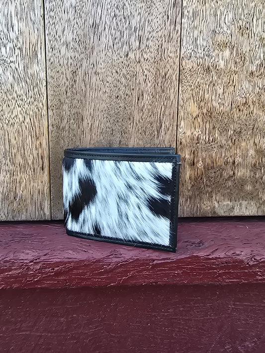 Hair on hide unisex square wallet #15