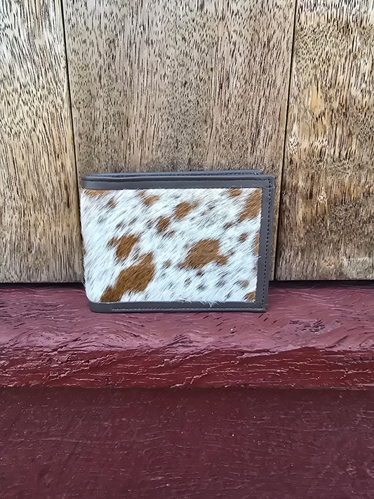 Hair on hide unisex square wallet #12