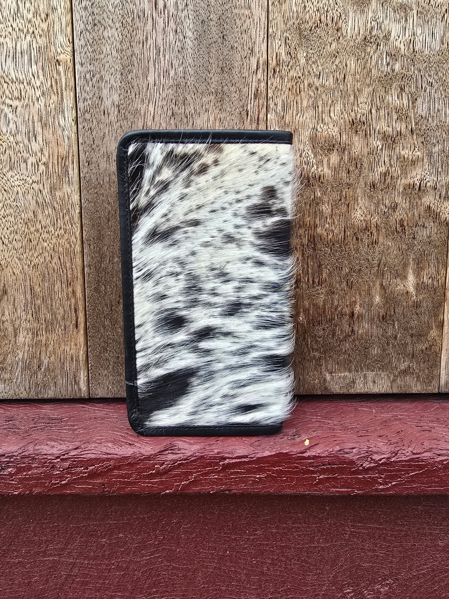 Hair on hide unisex slim wallet #10