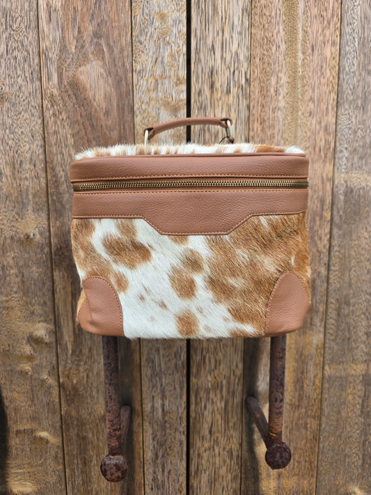 Cow hide beauty case #12