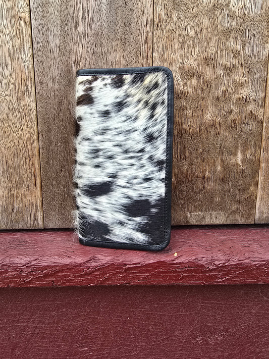 Hair on hide unisex slim wallet #10