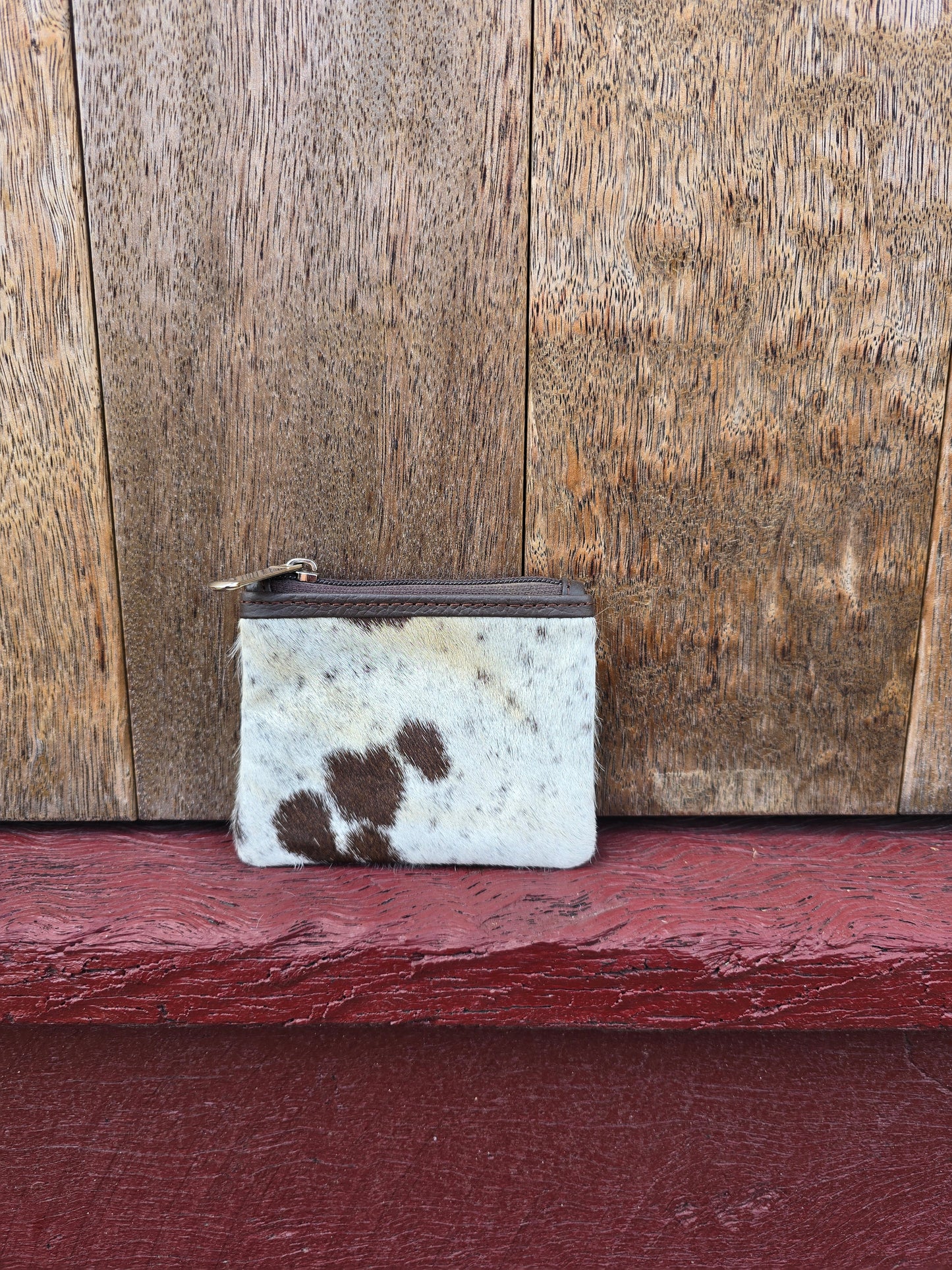 Hair on hide coin purse #20