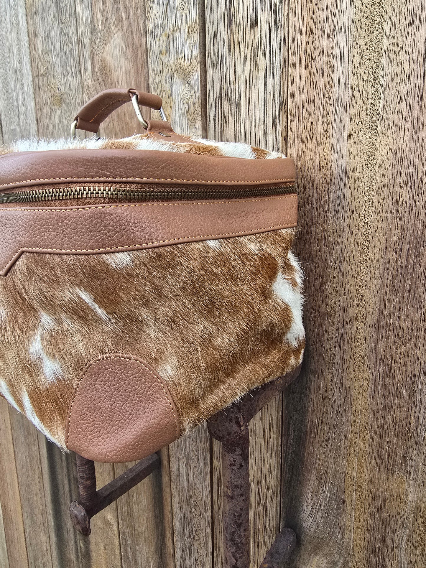 Cow hide beauty case #14