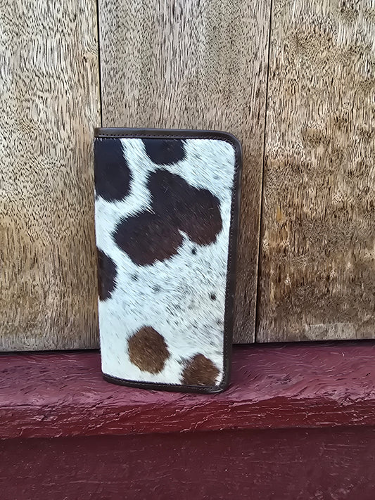 Hair on hide unisex slim wallet #05