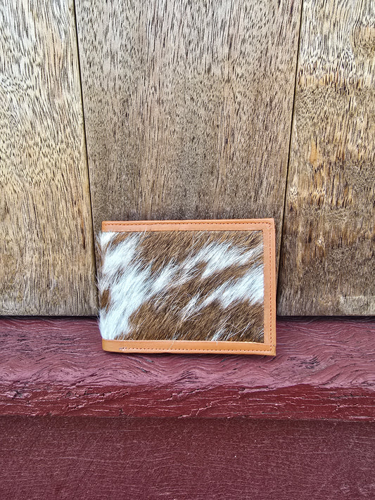 Hair on hide unisex square wallet #01