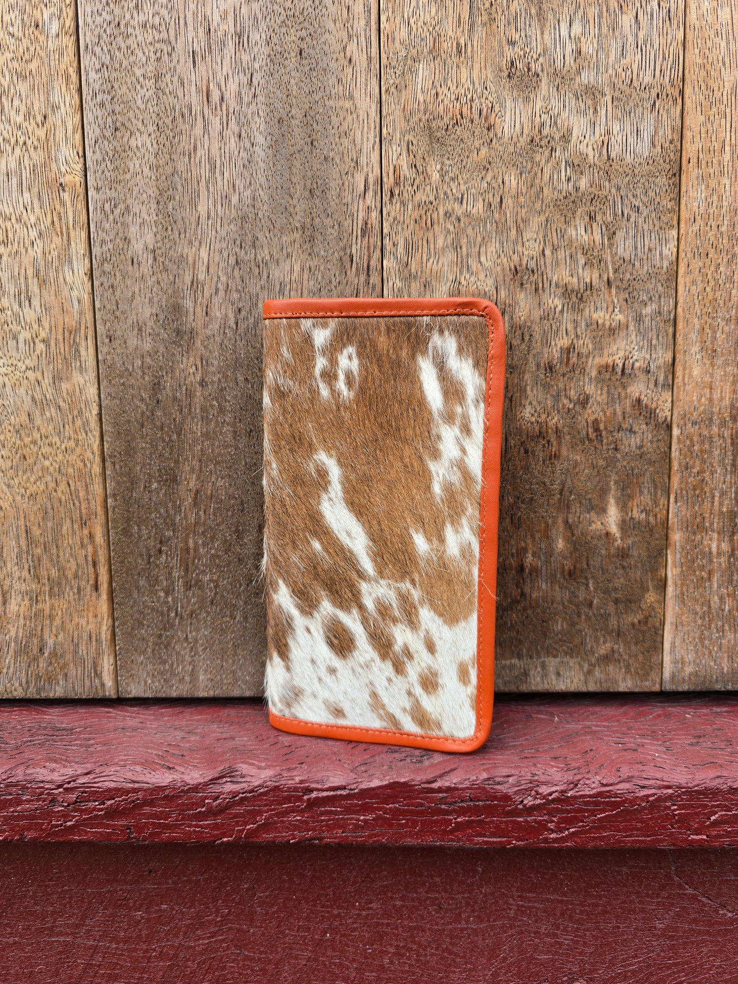 Hair on hide unisex slim wallet #13