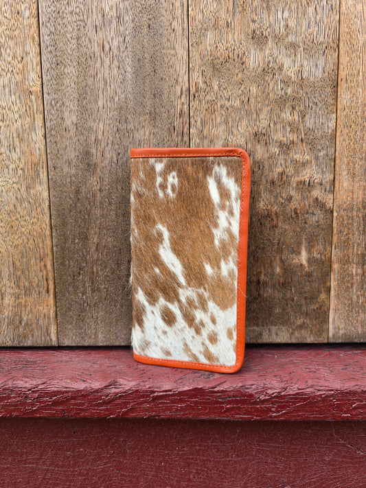 Hair on hide unisex slim wallet #13