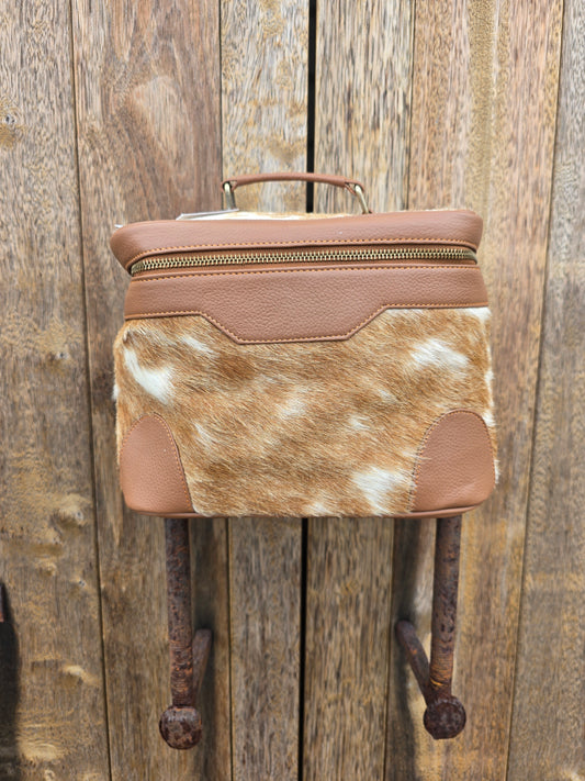 Cow hide beauty case #13