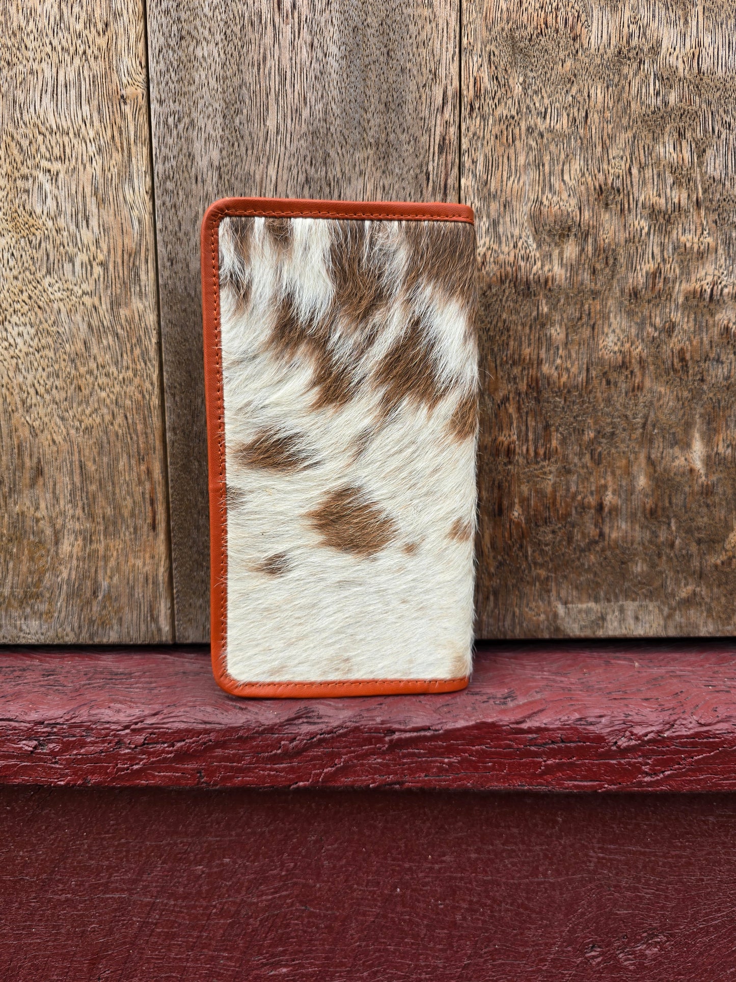 Hair on hide unisex slim wallet #12