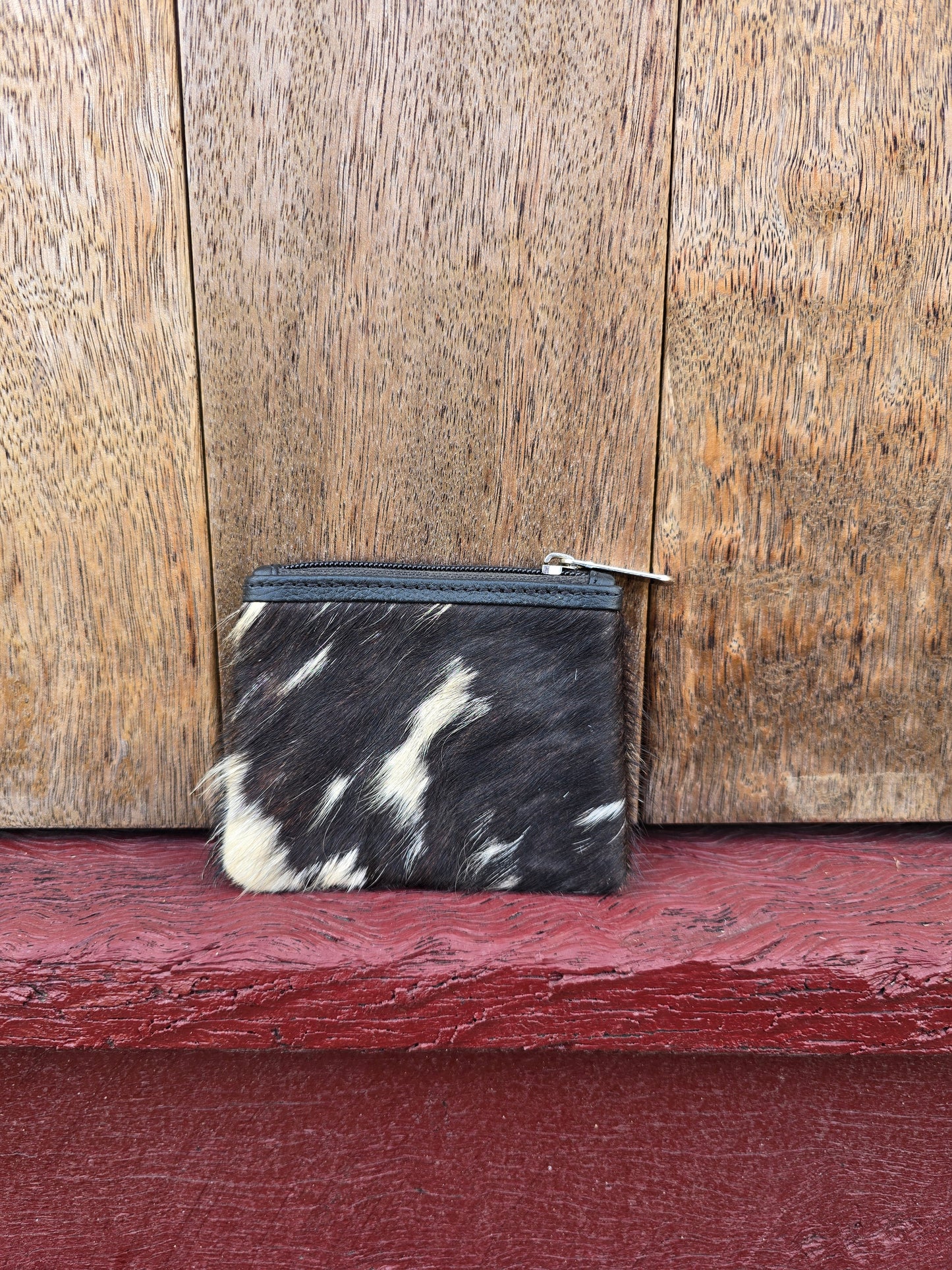 Hair on hide coin purse #29