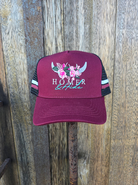 Maroon (embroiderd)